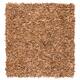 SAFAVIEH Handmade Leather Shag Carlijn Modern Decorative Rug - 8' x 8' Square - Light Gold