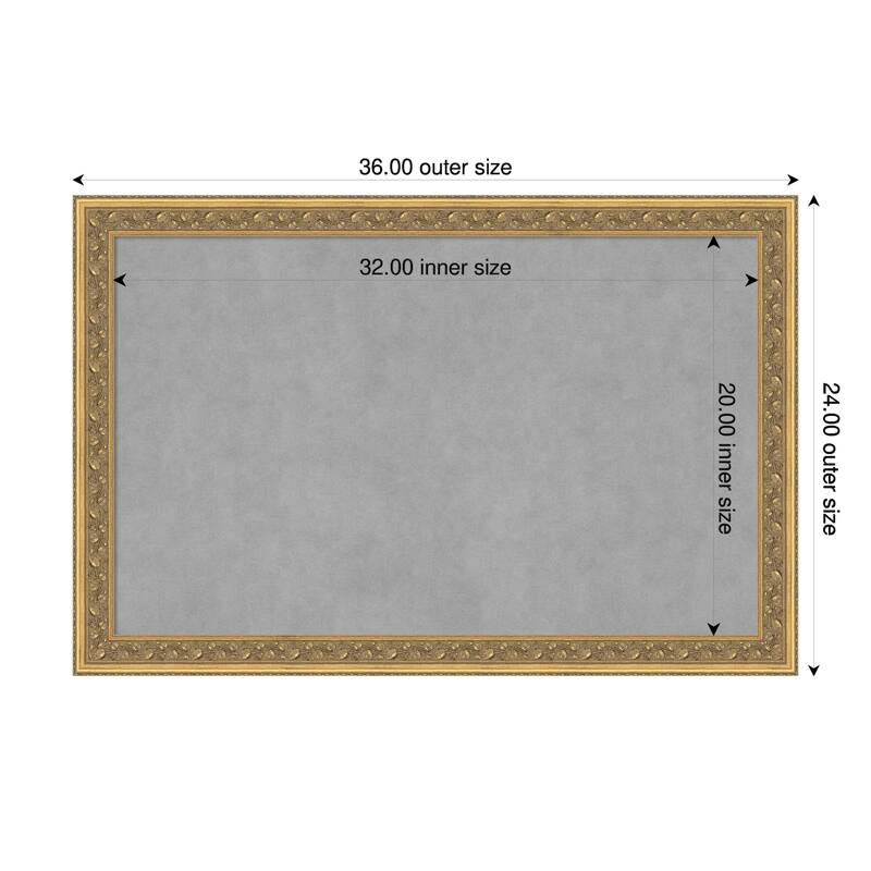 Amanti Art Carter Dark Gold Framed - 36 x 24 in