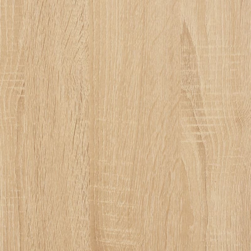 vidaXL Console Table Sonoma Oak Engineered Wood Narrow Adjustable Feet - 9.8 x 39.4 x 29.5 in