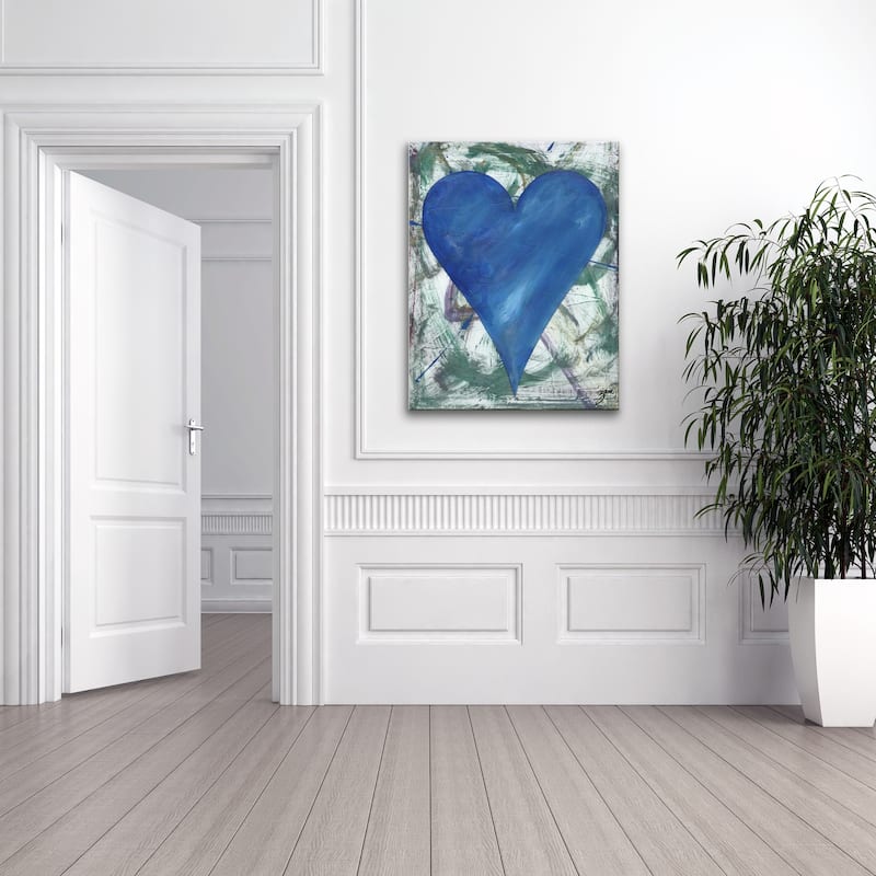 'Daquan' Heartwork Wrapped Canvas Wall Art