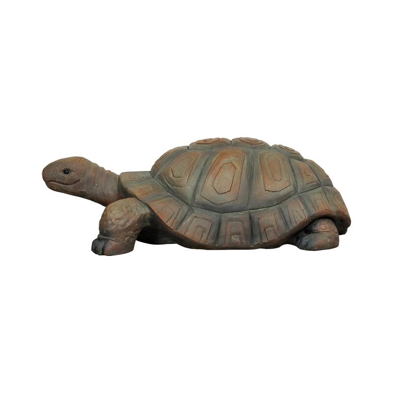 Garden Turtle Statue, Outdoor Concrete Tortoise Statue for Home Decor