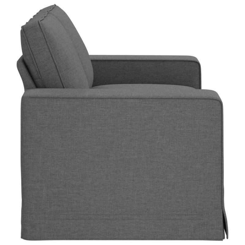 vidaXL Sofa Dark Grey in Fabric