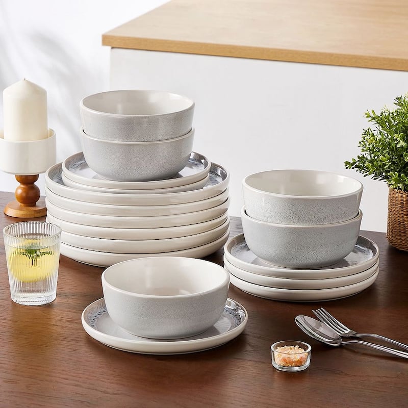 vancasso Snow Dinnerware Collection Stoneware for Modern Kitchens
