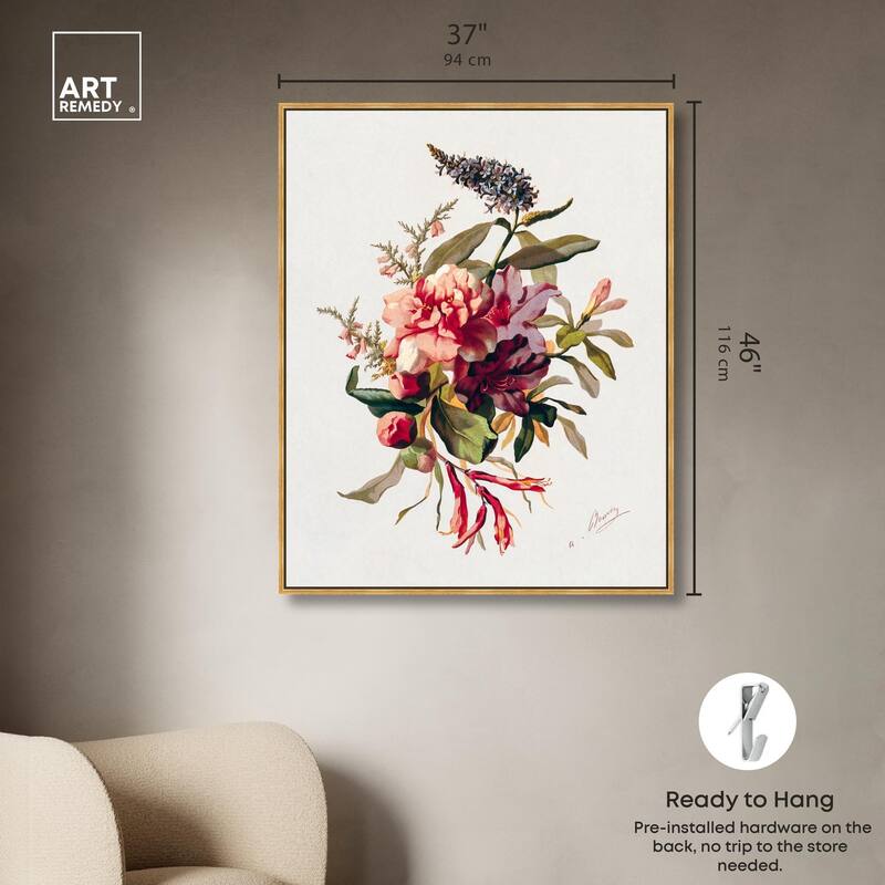 Winter-Flowering Plants Canvas by Art Remedy