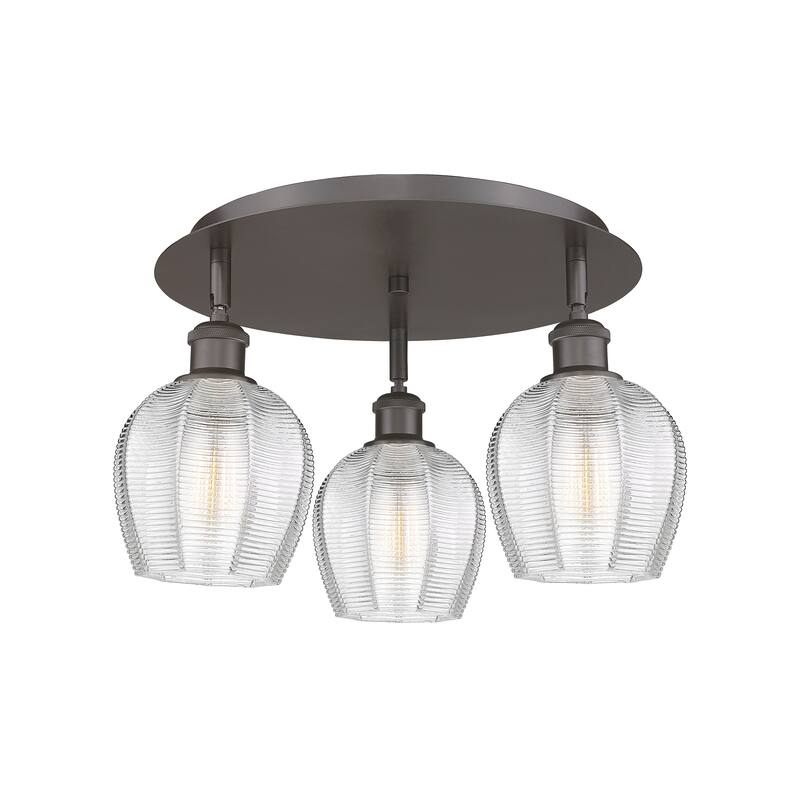 Innovations Lighting Norfolk - 3 Light 18" Flush Mount