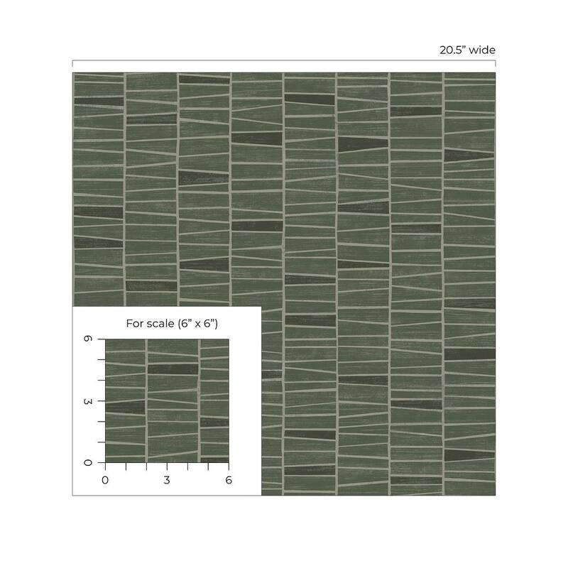Stacy Garcia Home Organic Stripe Peel and Stick Wallpaper
