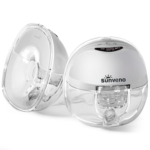 slide 2 of 11, Sunveno Double Wearable Breast Pump - White White