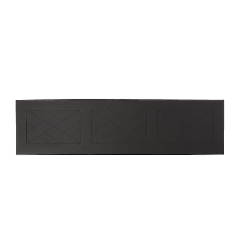 Roomfitters Outdoor Dining Bench, Stylish Bench, Durable Seating for Patio, Garden, and Backyard, Antique Matte Black Finish