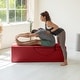 preview thumbnail 25 of 39, Avana Kami Convertible Chaise / Yoga & Massage - 2-In-1 Ottoman with Concealed Fold Out Yoga Lounge Chair, Microvelvet