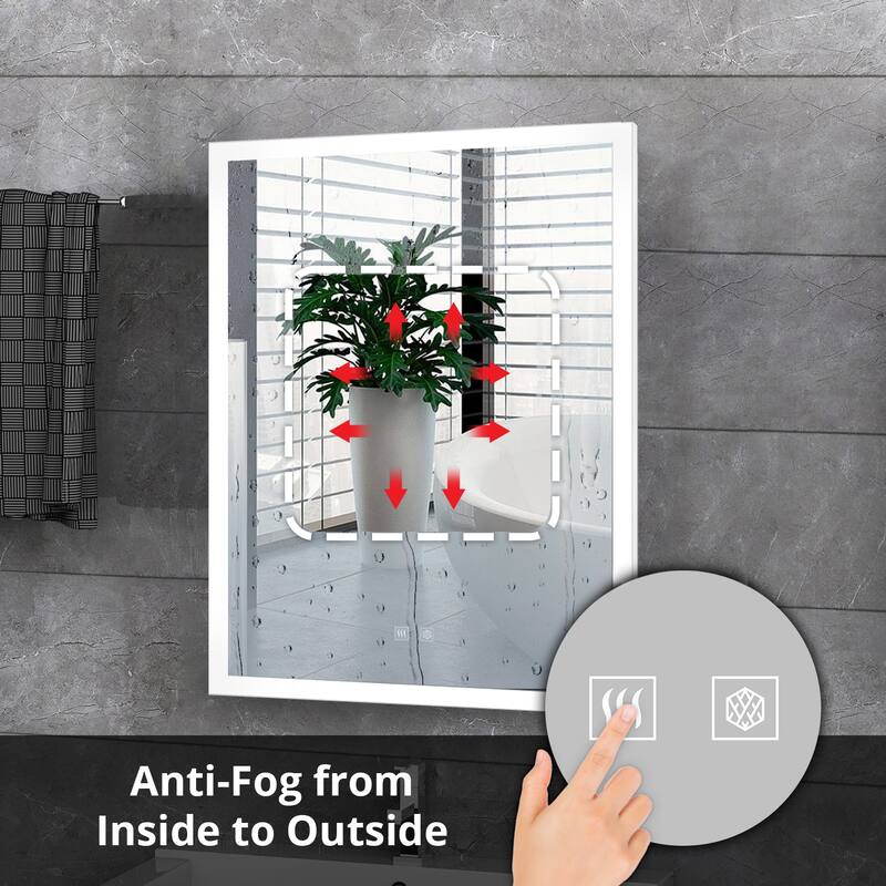 Aurorium LED Bathroom Vanity Mirror - N/A