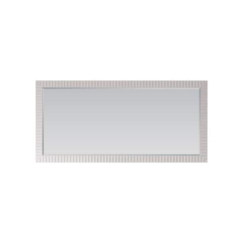 Savona 68" Bathroom/Vanity Wave framed Wall Mirror in Paris Grey - 68 inches