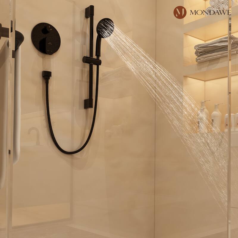 Retro Series 8 in. Rain Wall Mount Dual Shower Heads with 1.8 GPM