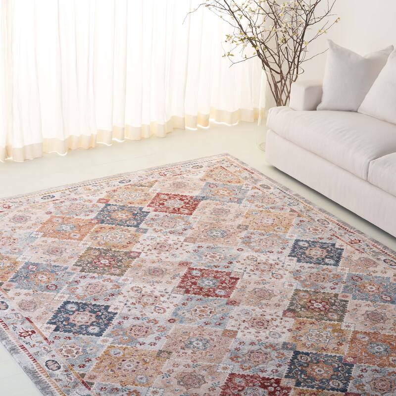SAFAVIEH Lauren Ralph Lauren Aretina Rug - 10' x 13'2" - Ivory/Blue Rust