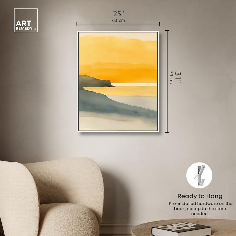 Dawn on the Waves Canvas by Art Remedy