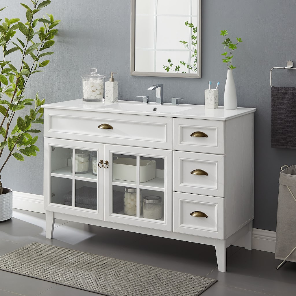 Isle Bathroom Vanity Basin Included - 48" Single