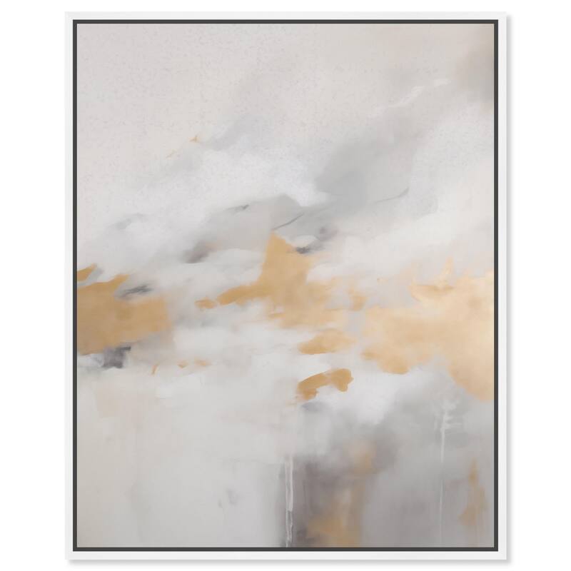 Mellowed Mist II Canvas by Art Remedy - White - 36" x 45"