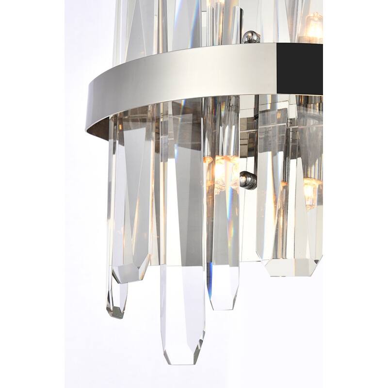 Indigo Home 8 inch crystal bath sconce