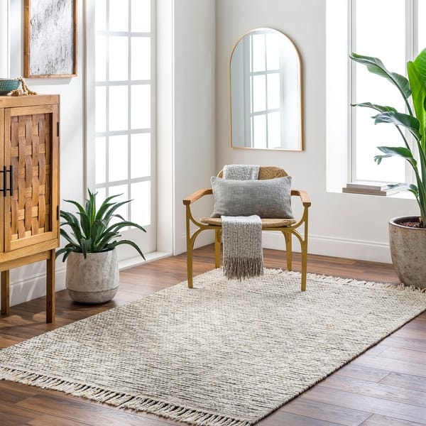 slide 2 of 16, Nya Rustic Area Rug Taupe - 2' x 3'