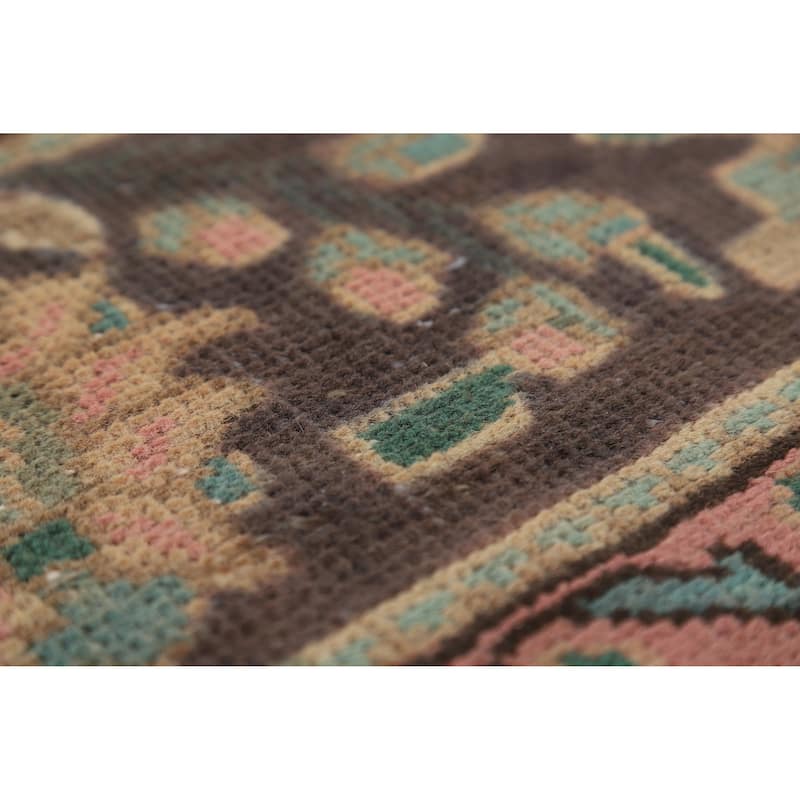 Tabriz Persian Vintage Area Rug Handmade Oriental Wool Carpet - 6'8" x 9'11"