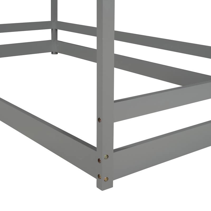 Twin Size House Bed Wood Bed