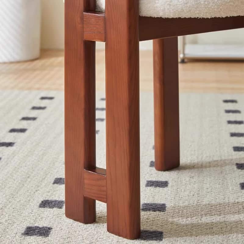 Upholstered Solid Wood Side Chair Dining Chair (Set of 2)