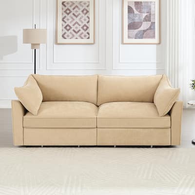 2-Seater Loveseat with Under-Seat Drawers