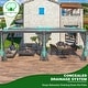 preview thumbnail 71 of 188, EROMMY Outdoor Louvered Pergola Gazebo with Adjustable Aluminum Rainproof Roof