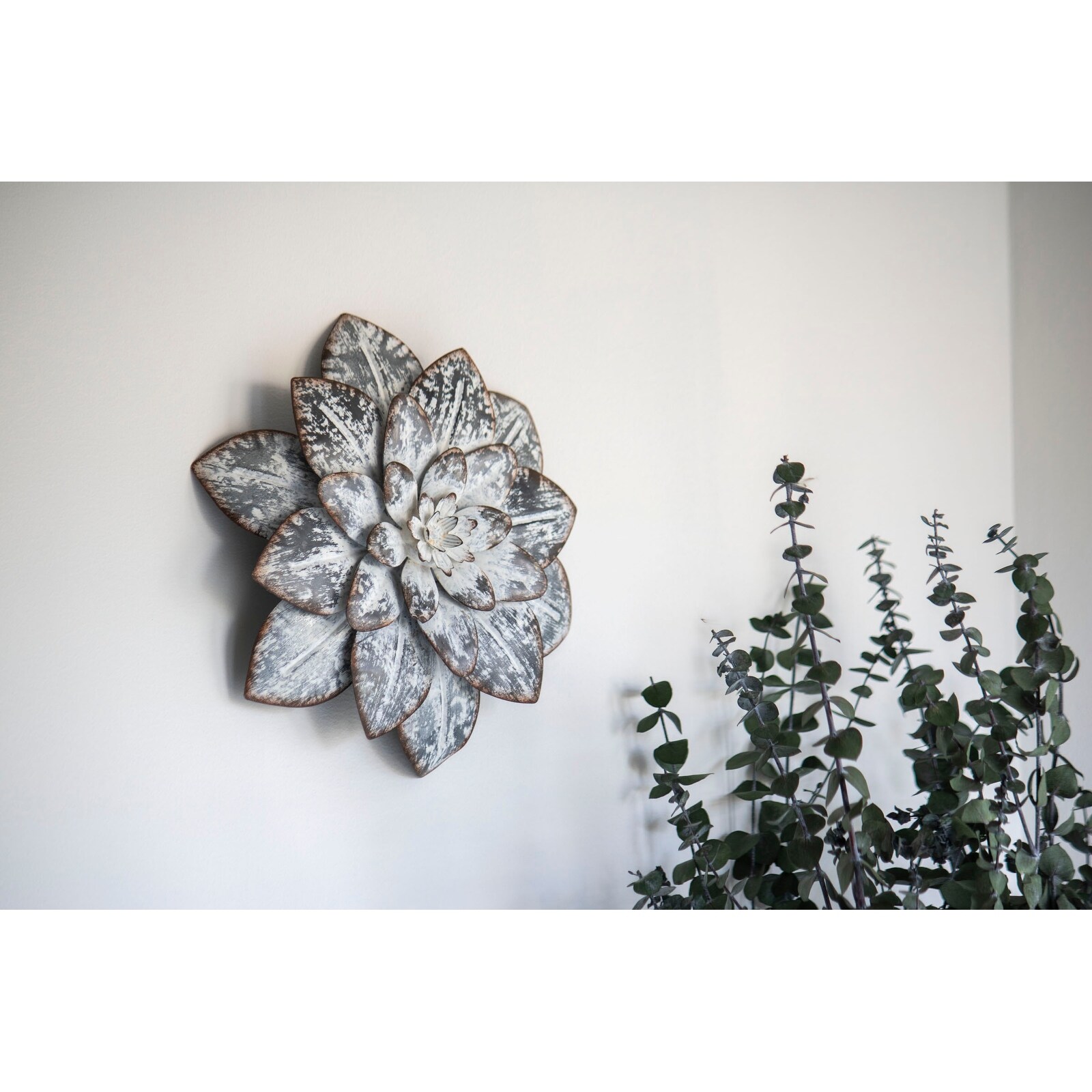 wandmee FLOWER FUR STOLE ホワイト Rachel Ashwell Shabby Chic White Flowers lamp NEW DESIGN!!