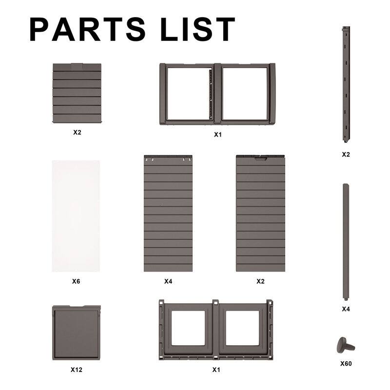Resin Step On Curbside Trash Can & Recycling Bin