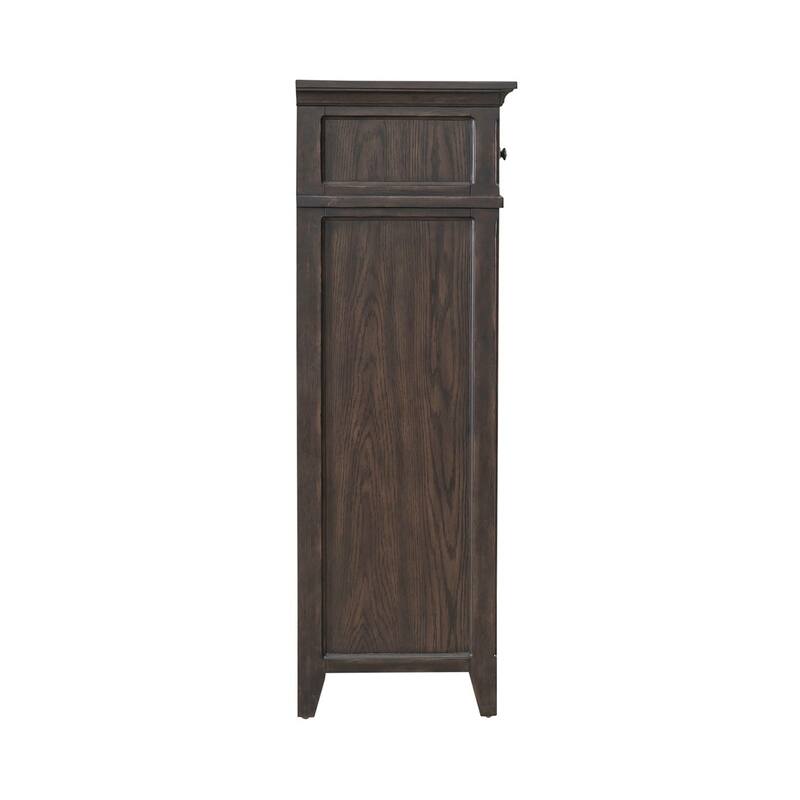 Paradise Valley Saddle Brown 5 Drawer Chest