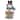 Multicolored Christmas Light Up Chunky Snowman Figurine