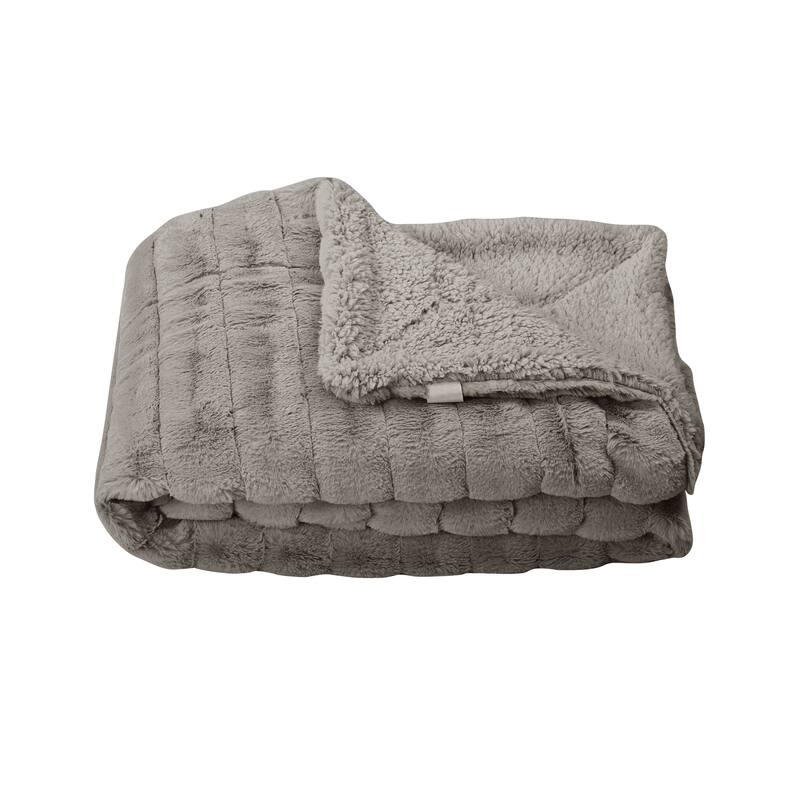 Supermink Decorative Fauxfur Throw 50'' x 60''
