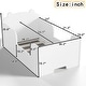 preview thumbnail 31 of 43, Roomfitters Bear-Shaped Toddler Floor Bed, Wood Cot with Safety Guardrails, Modern Montessori Low Profile Kids Bed