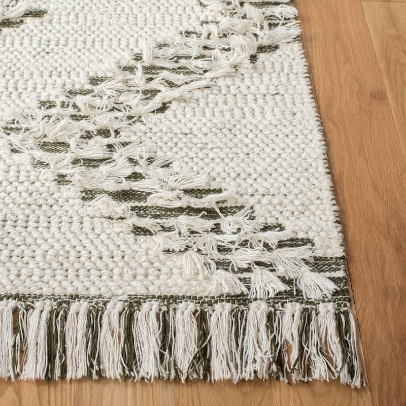 SAFAVIEH Flatweave Vermont Gulja Boho Wool Rug