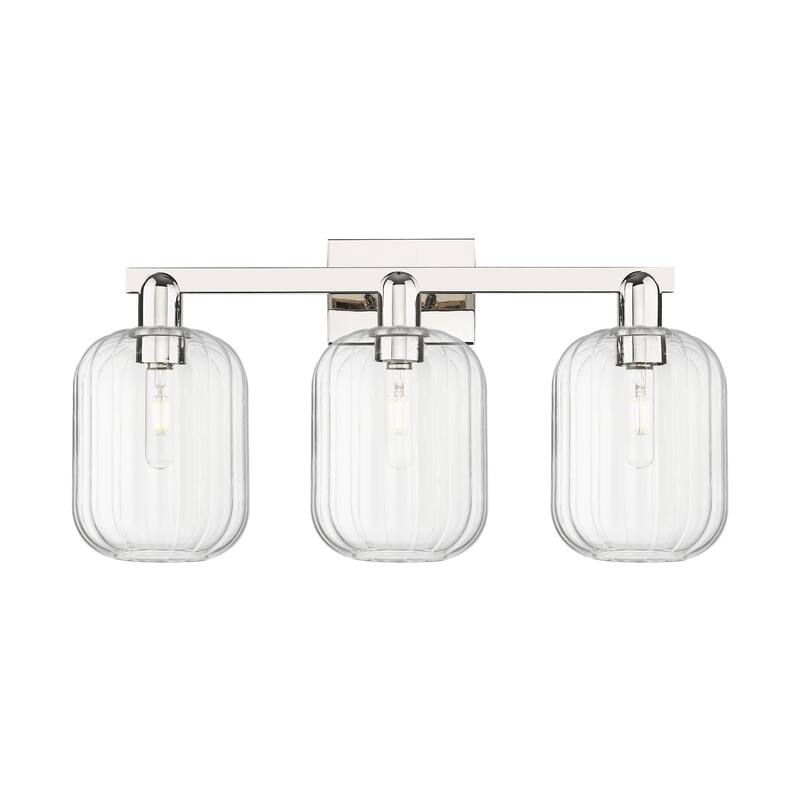 Innovations Lighting Downtown Urban - Preston - 3 Light 26" Jar Shade Bath Vanity Light