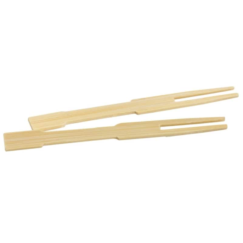 Helen's Asian Kitchen 3.5" Bamboo Appetizer Cocktail Forks Party Picks - 72 Pack