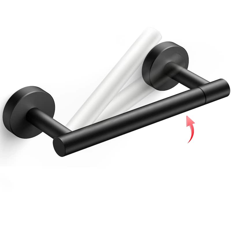 Wall-Mount Toilet Paper Holder Flexible Pivot TP Holder