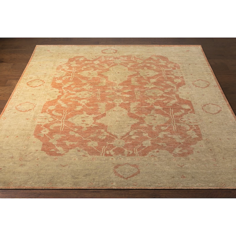 Hand Knotted WestHam Wool Area Rug - 12' x 15'