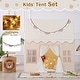 preview thumbnail 5 of 4, Large Toddler Play Tent for Kids, Star Lights, Cloth Banners