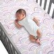 preview thumbnail 5 of 8, Lambs & Ivy 5-Piece Rainbow Nursery Baby Crib Bedding Set Bundle - Pink