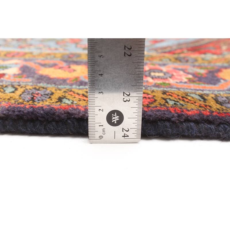 ECARPETGALLERY Hand-knotted Andelz Blue Wool Rug - 3'11 x 7'4