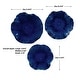 preview thumbnail 8 of 6, Uttermost Abella Blue Ceramic Wall Decor (Set of 3)
