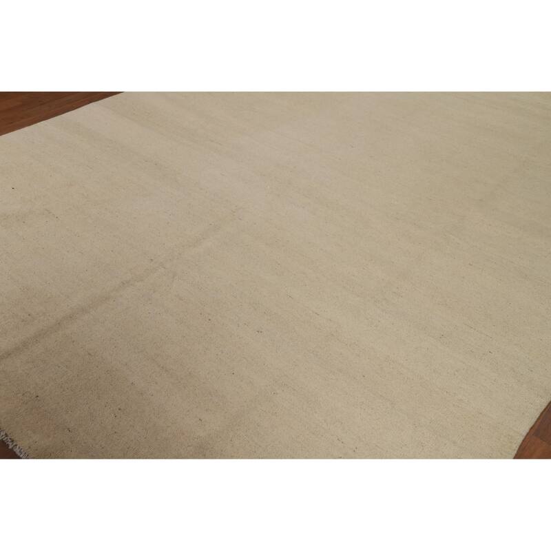 Contemporary Gabbeh Area Rug Hand-Knotted Wool Carpet - 7'11"x 9'8"