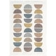 preview thumbnail 2 of 7, Nuloom Leyla Half Colorful Circles Kids Area Rug