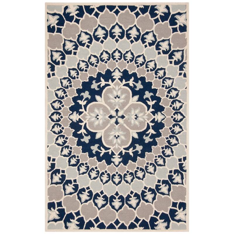 SAFAVIEH Handmade Bellagio Ronak Modern Oriental Wool Rug