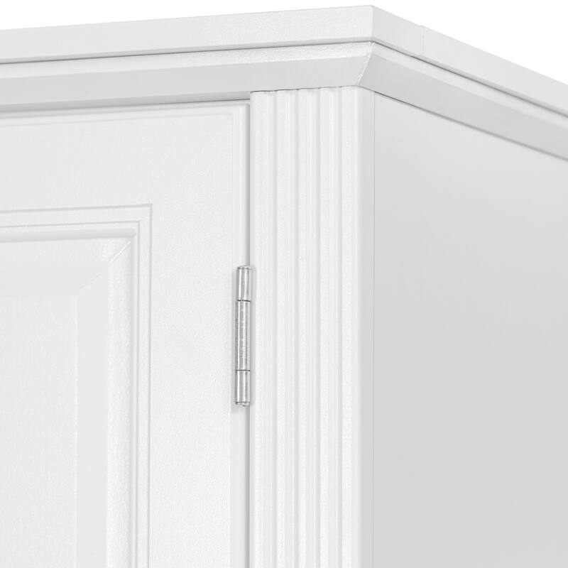 Roomfitters 71" Tall Kitchen Pantry Cabinet with 3 Pull-Out Organizers & 6 Door Shelves