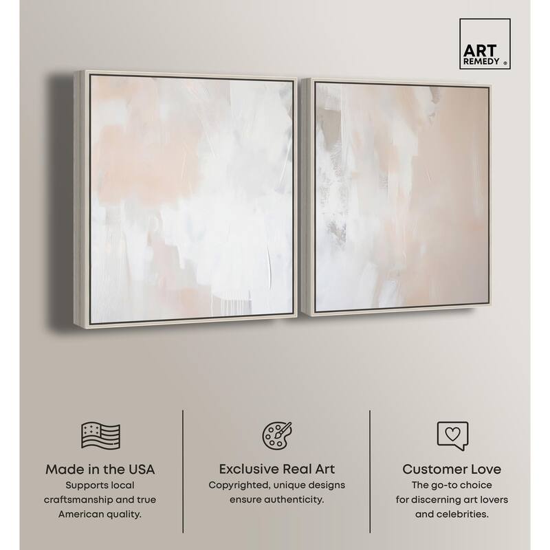 Opalescent Hues IV Canvas Set of 2 by Art Remedy