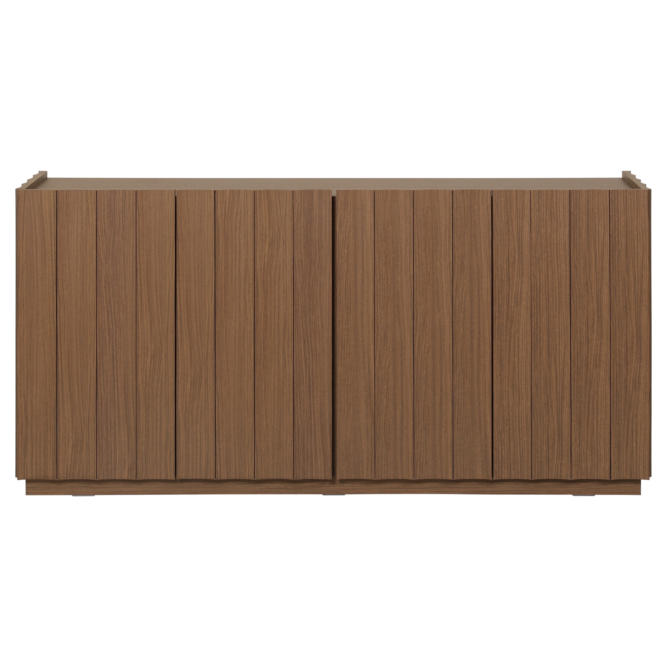 SAFAVIEH Home Bloom Scalloped 2-Door Sideboard / Media Stand - 64"W x 16"D x 32"H