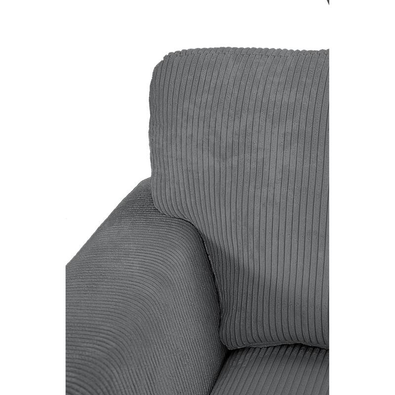 13 PCS Corduroy Flexible Combination Sectional Sofa