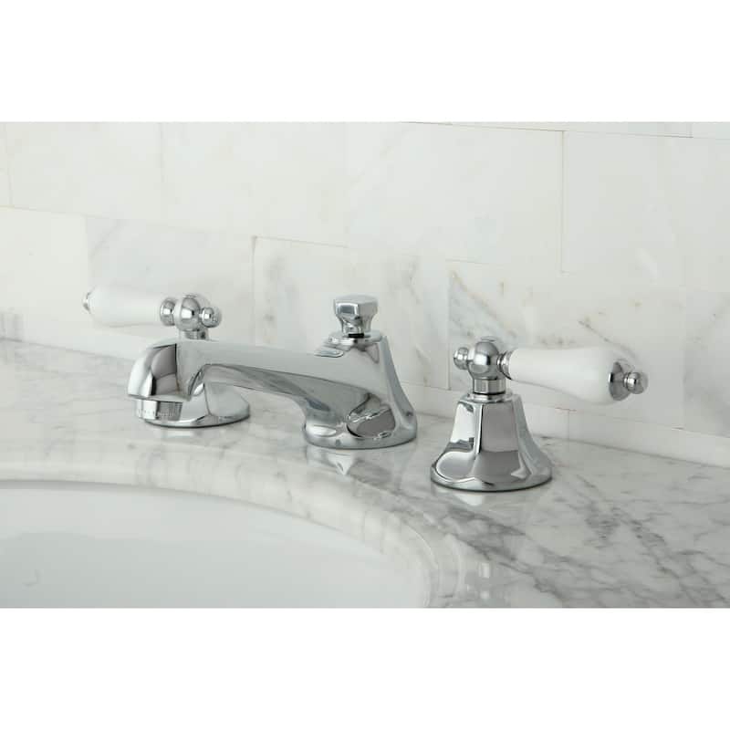 Kingston Brass Metropolitan Chrome Widespread Bathroom Faucet